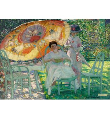 The Garden Parasol c1910