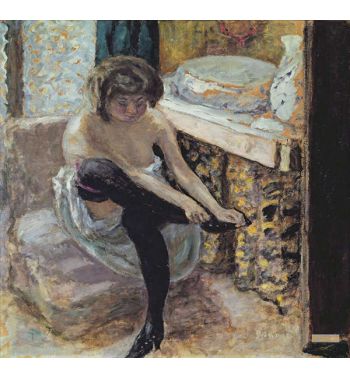 Woman With Black Stockings Or, Woman At Her Toilet, c1900
