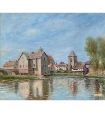 The Bridge And Mills Of Moret Sur Loing 1892