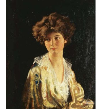 Portrait Of Lady Evelyn Herbert Half Length
