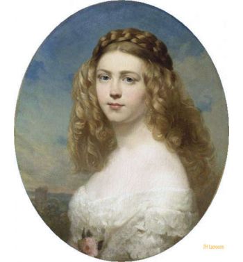 Portrait Of Princess Amelia Of Bavaria