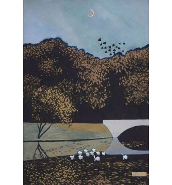 Swans In The Moonlight