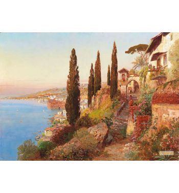 Ansicht von Posillipo bei Neapel