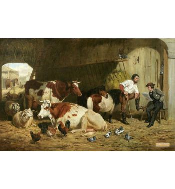 The Latest News Cattle In The Stable 1862