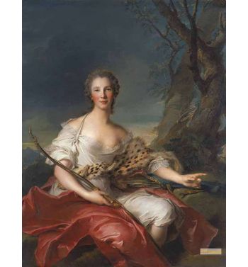 Portrait Of Madame Bouret As Diana
