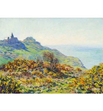 The Church At Varengeville And The Gorge Of Les Moutiers 1882
