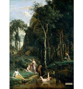 Diana And Actaeon Diana Surprised In Her Bath 1836