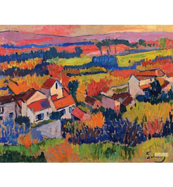 Landscape Near Chatou 1904 1
