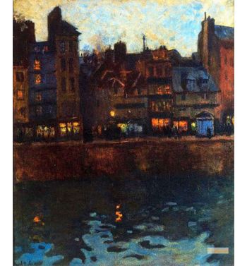 Pier Of Le Havre In The Evening