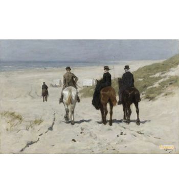 Morning Ride Along The Beach