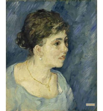 Portrait Of Woman In Blue