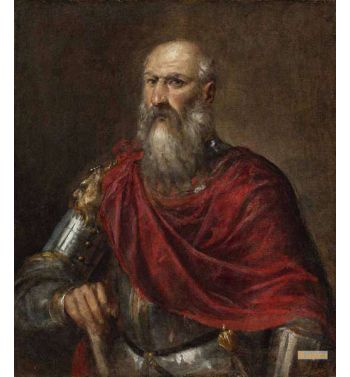 Admiral Half Length Wearing Armour Francesco Duodo 