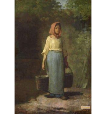 Peasant Girl Returning From The Well c1860