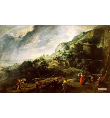 Ulysses And Nausicaa On The Island Of The Phaeacians
