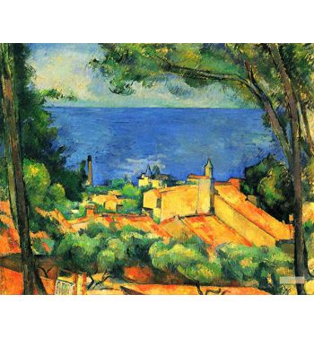 l'Estaque With Red Roofs