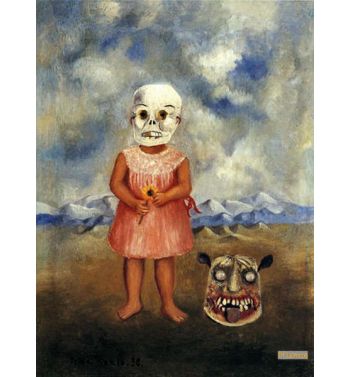 Girl With Death Mask She Plays Alone 1938
