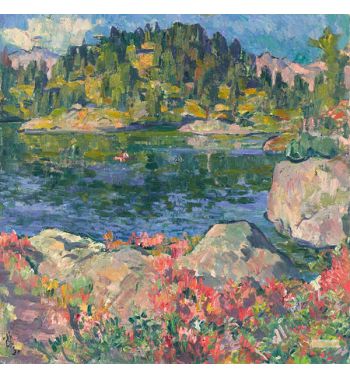 At Lake Cavloccio, 1921