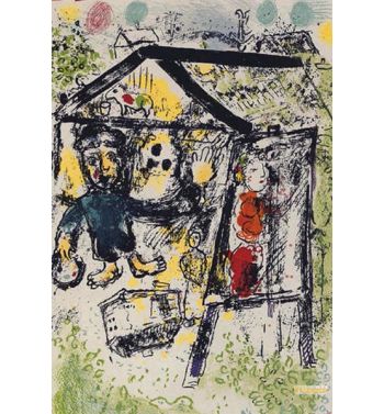 The Painter In Front Of The Village I