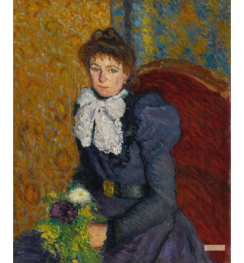 Portrait Of The Artist's Mother At The Bouquet