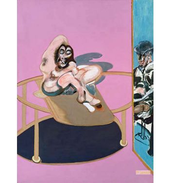 Study of Nude with Figure in a Mirror