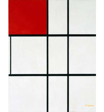 Composition B, No II With Red, 1935