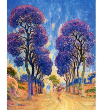 Road Under The Tree