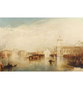 The Dogana San Giorgio Citella From The Steps Of The Europa Venice