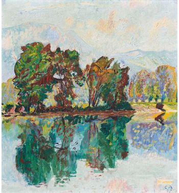 Landscape Near River Aare