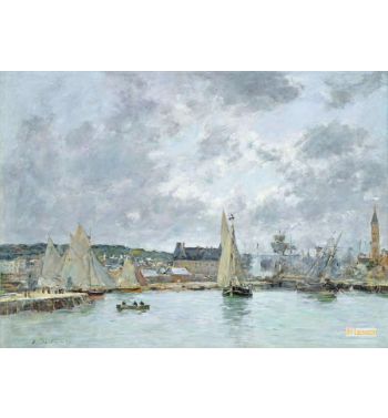 Trouville Harbor 1880