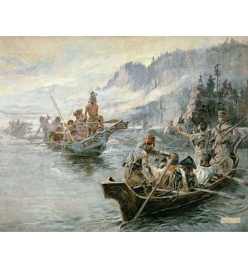 Lewis Clark On The Lower Columbia River