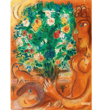 Woman At Bouquet From Nice And The Cote d'Azur