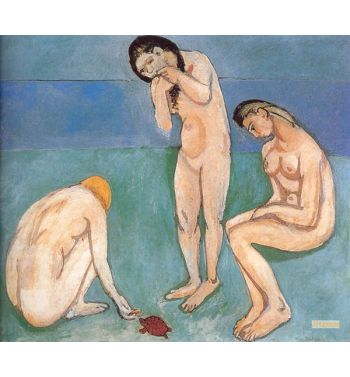 Bathers With A Turtle
