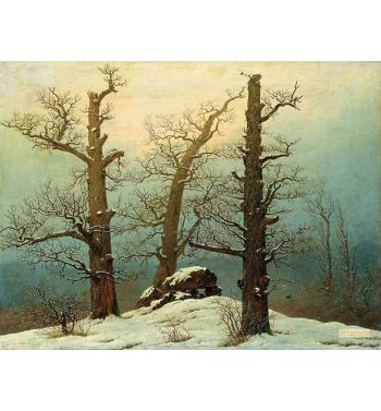 Cairn In Snow 