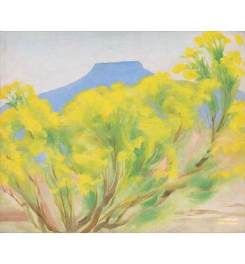 Cottonwood And Pedernal 1948