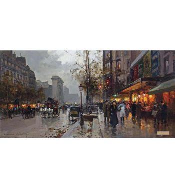 Boulevard Bon Nouvel With Saint Denis Gate