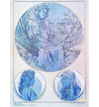 Blue Color Figures Decoratifs 2