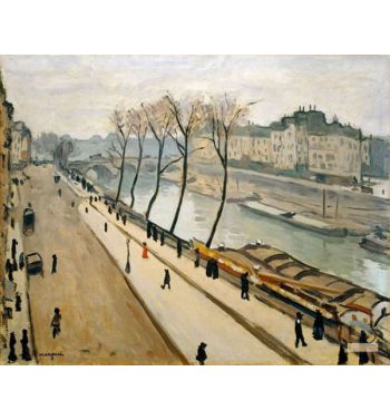 The Seine Seen From The Quai Des Grands Augustins