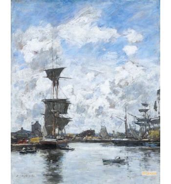 Deauville Harbor 1884