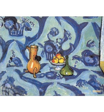 Still Life With A Blue Tableclothe