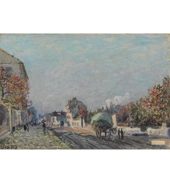 A Street In Marly 1876