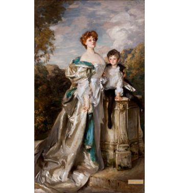 Lady Warwick And Her Son 1905