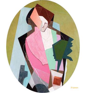 Woman With Green Plant