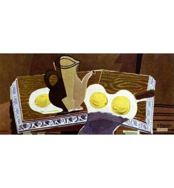 Pitchet Glass And Lemons 1942