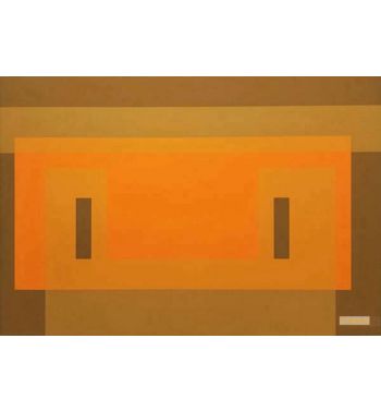 Red Orange Wall, 1959, 1970