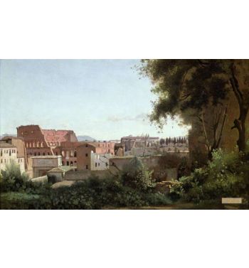 View Of The Colosseum From The Farnese Gardens 1826