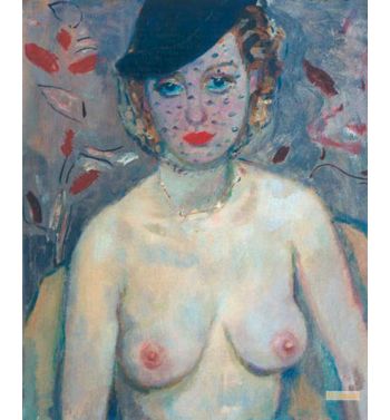 Nude With Hat And Voile, C, 1935