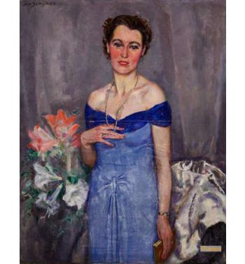 Portrait Of Mrs, D, Heijmeijer Van Heemstede Hemelrijk, 1938