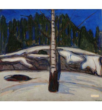 Birch In Snow, 1901