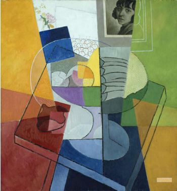 Still Life Centrifugal Expansion Of Colors