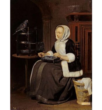 Young Girl At Work